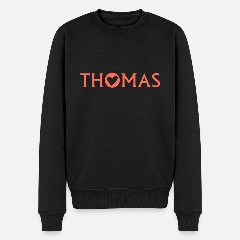 Thomas - Pull Premium bio Homme - noir