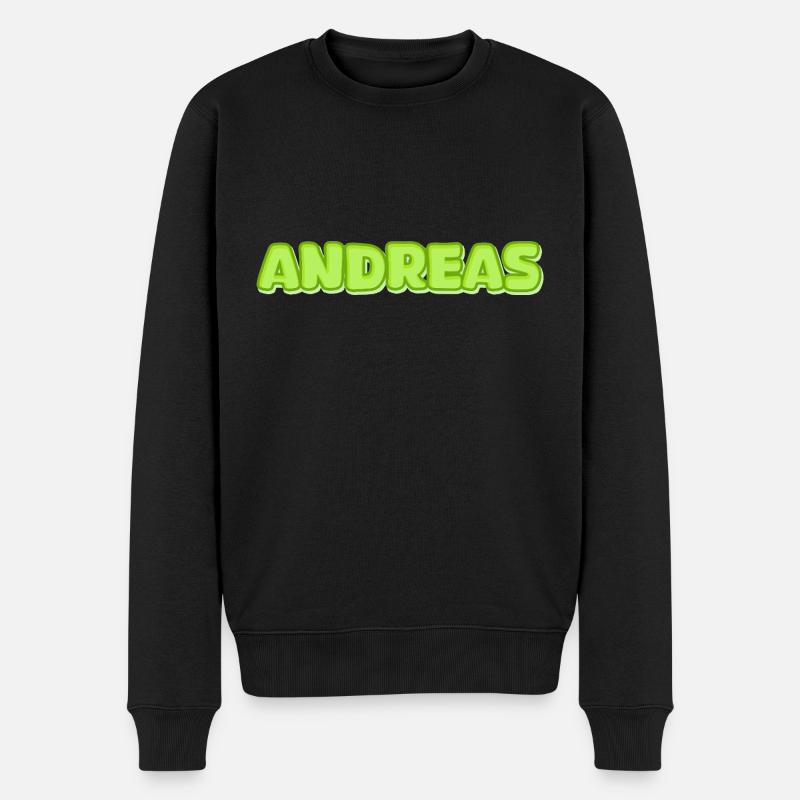 Andreas Andreas - Pull Premium bio Homme - noir
