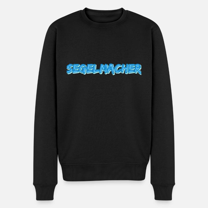 Segelmacher als Job - Männer Premium Bio Pullover - Schwarz