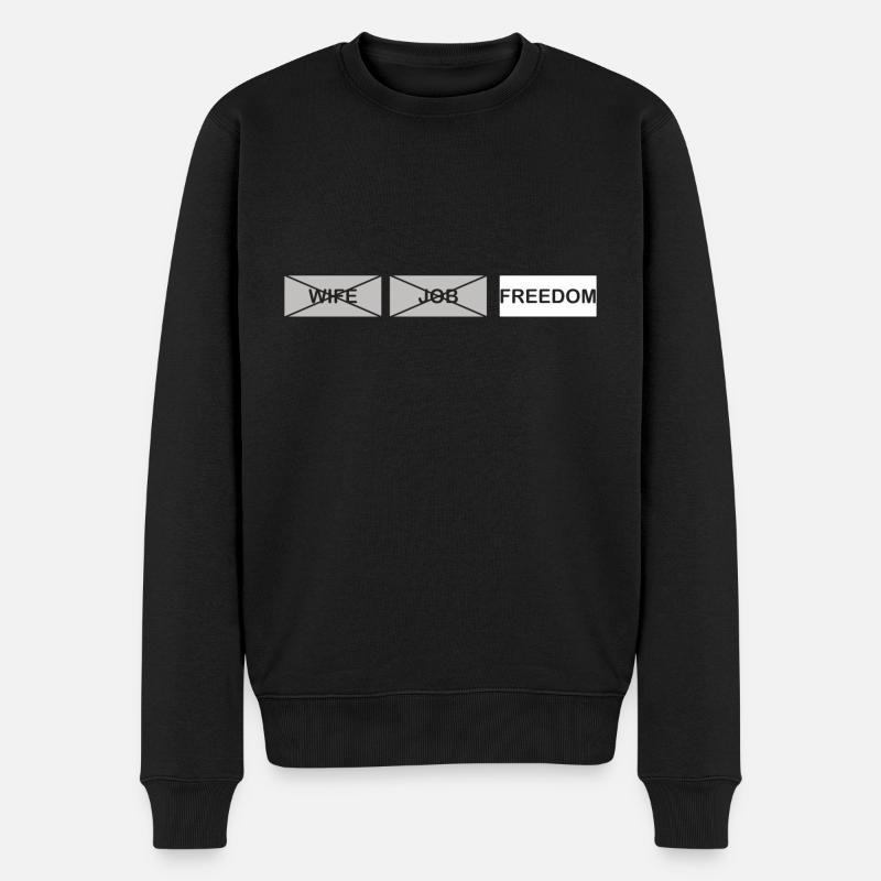 Liberté d’emploi de l’épouse - Pull Premium bio Homme - noir