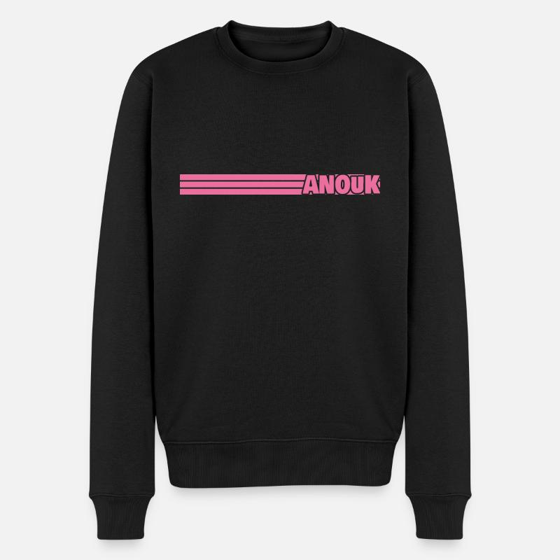 Anouk - Männer Premium Bio Pullover - Schwarz