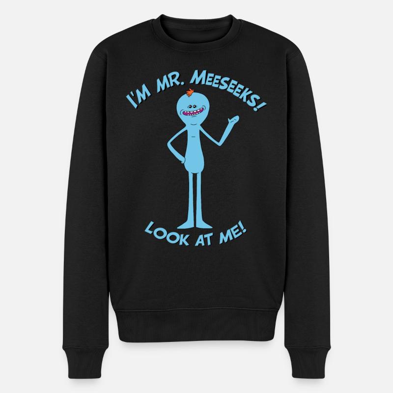 Rick Et Morty I'M Mr Meeseeks - Pull Premium bio Homme - noir