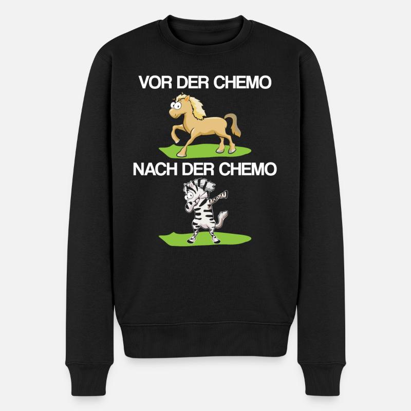 Krebs-Überlebender Kampf gegen Krebs Chemotherapie - Männer Premium Bio Pullover - Schwarz