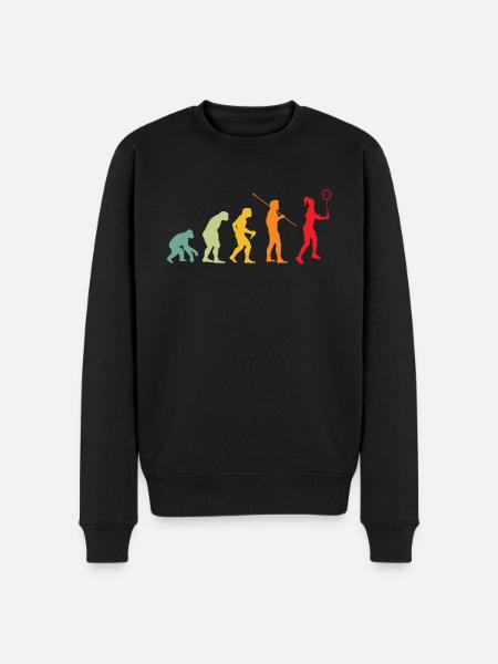 Badminton Evolution badminton player - Men's Premium Organic Jumper - black