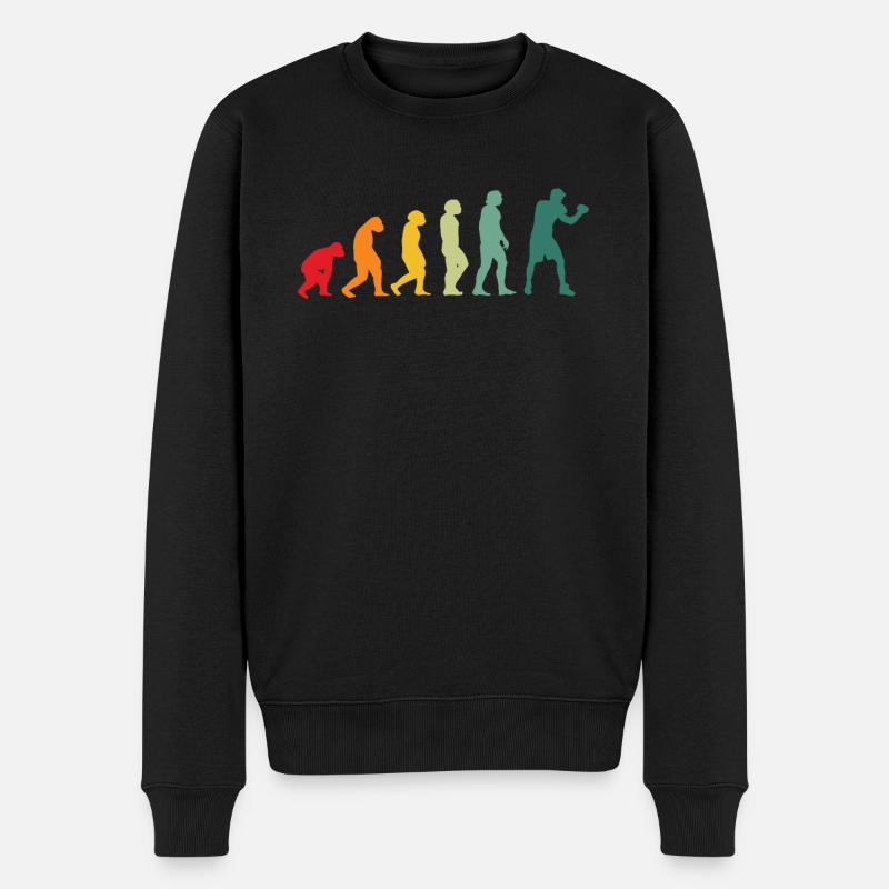 Boxing evolution boxing - Men's Premium Organic Jumper - black