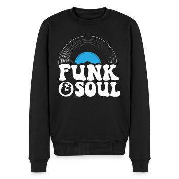 Funk Et Soul Musiciens Compositeur - Pull Premium bio Homme - noir - Devant - Nico (187cm)