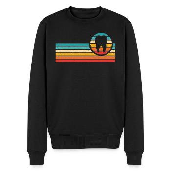 Dentaire vintage dentiste dentiste chirurgie dentaire - Pull Premium bio Homme - noir - Devant - Nico (187cm)