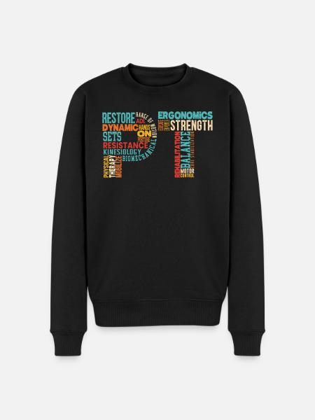 PT Physiotherapist Physiotherapy - Men's Premium Organic Jumper - black
