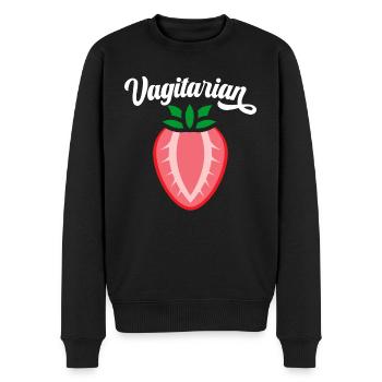 Vagitarian humour adulte sarcasme - Pull Premium bio Homme - noir - Devant - Nico (187cm)