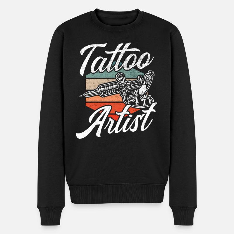 Tatoueur - Pull Premium bio Homme - noir