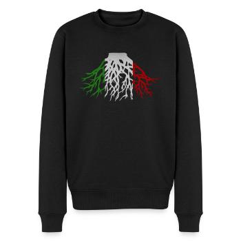 Origines italiennes - origines italiennes - Pull Premium bio Homme - noir - Devant - Nico (187cm)