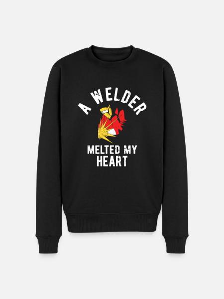 Schweißen Für Schweißer - Männer Premium Bio Pullover - Schwarz