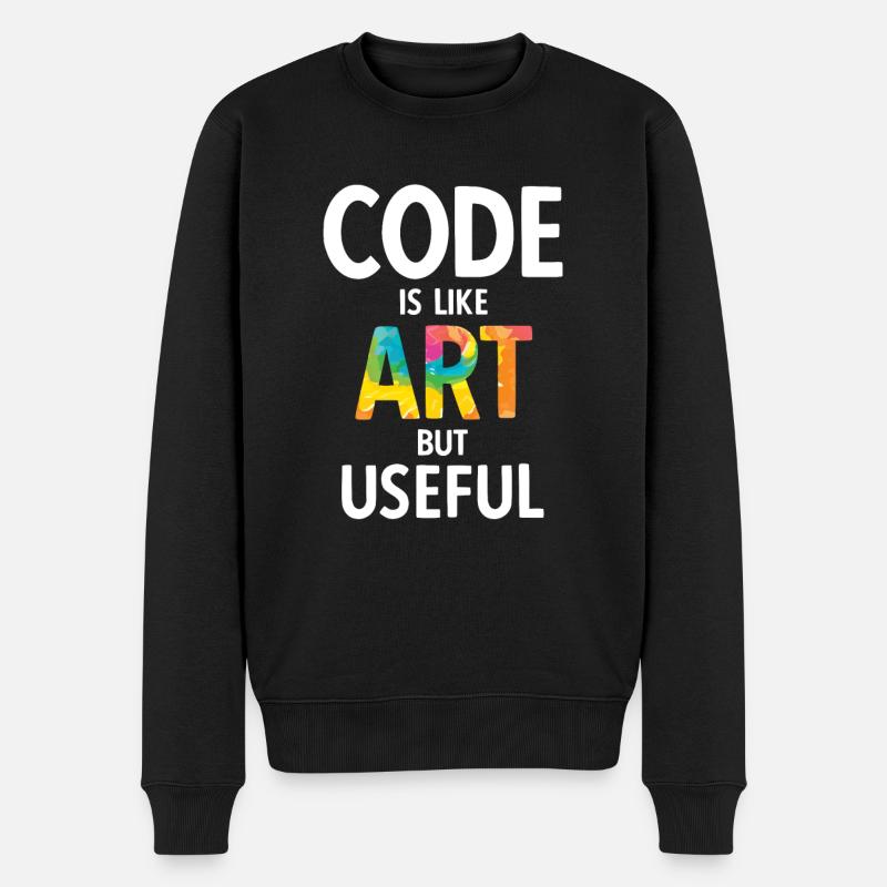 Software Ingenieur Informatiker Programmierer - Männer Premium Bio Pullover - Schwarz