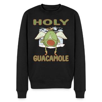Holy Guacomole Avocado Liebhaber - Männer Premium Bio Pullover - Schwarz - Vorne - Nico (187cm)