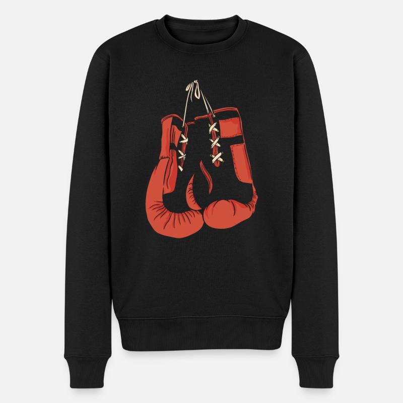 Boxsport Boxing - Männer Premium Bio Pullover - Schwarz