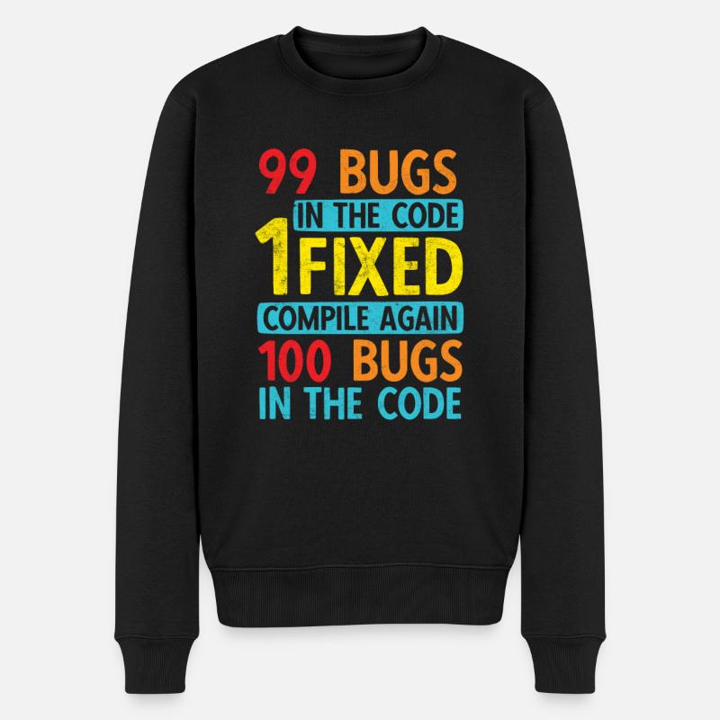 Software Ingenieur Informatiker Programmierer - Männer Premium Bio Pullover - Schwarz