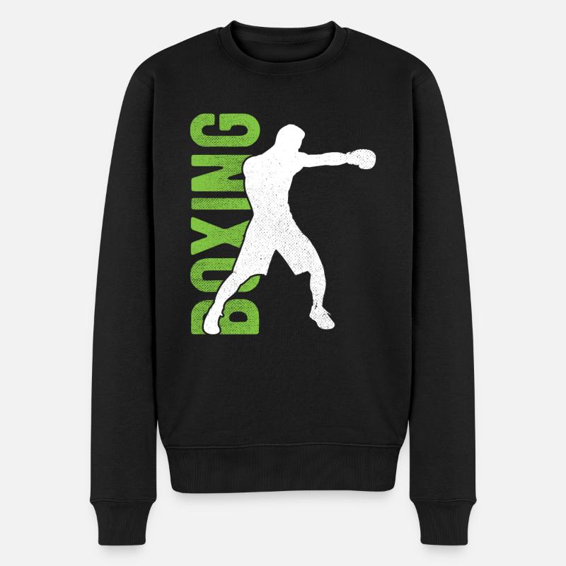 Boxsport Boxing - Männer Premium Bio Pullover - Schwarz