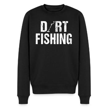 Dirt Fishing - Détecteur de métaux - Pull Premium bio Homme - noir - Devant - Nico (187cm)