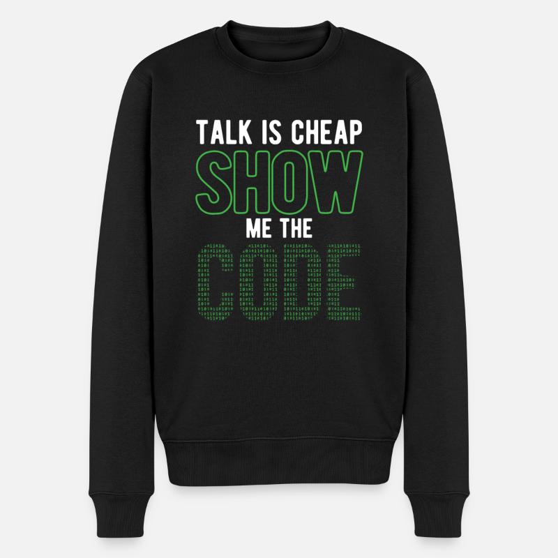 Software Ingenieur Informatiker Programmierer - Männer Premium Bio Pullover - Schwarz