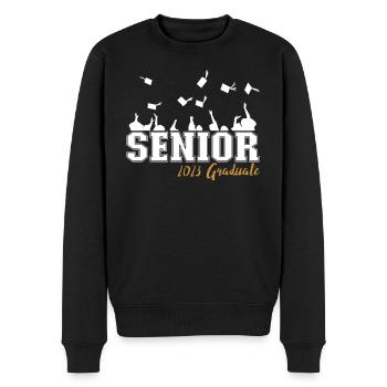 Diplômé senior 2023 - Diplôme collégial 23 - Pull Premium bio Homme - noir - Devant - Nico (187cm)
