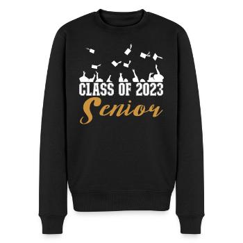 Class of 2023 Senior Graduate 2023 - Männer Premium Bio Pullover - Schwarz - Vorne - Nico (187cm)