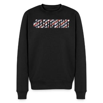 Geiler Typ mit Bart #Geilertypmitbart Barber Style - Männer Premium Bio Pullover - Schwarz - Vorne - Nico (187cm)