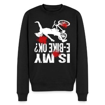 Is my E-Bike ok? Bloody E-Mountain Bike Bike - Men's Premium Organic Jumper - black - Front - Nico (187cm)