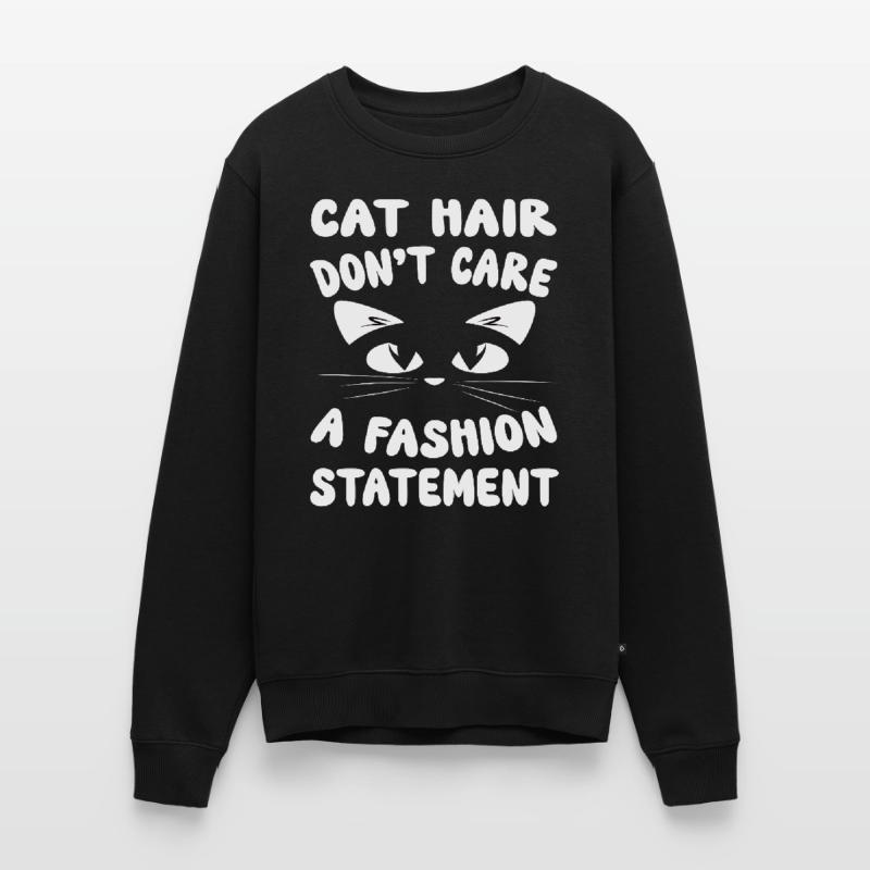 Les poils de chat ne se soucient pas d’une déclaration de mode - Katze Pull Premium bio Homme