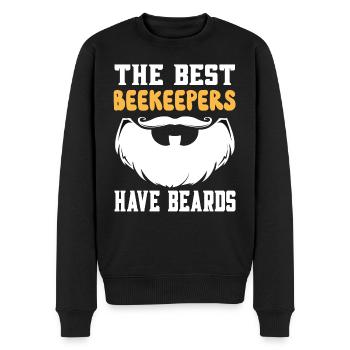 The best Beekeepers have beards - Imker Bienen - Männer Premium Bio Pullover - Schwarz - Vorne - Nico (187cm)