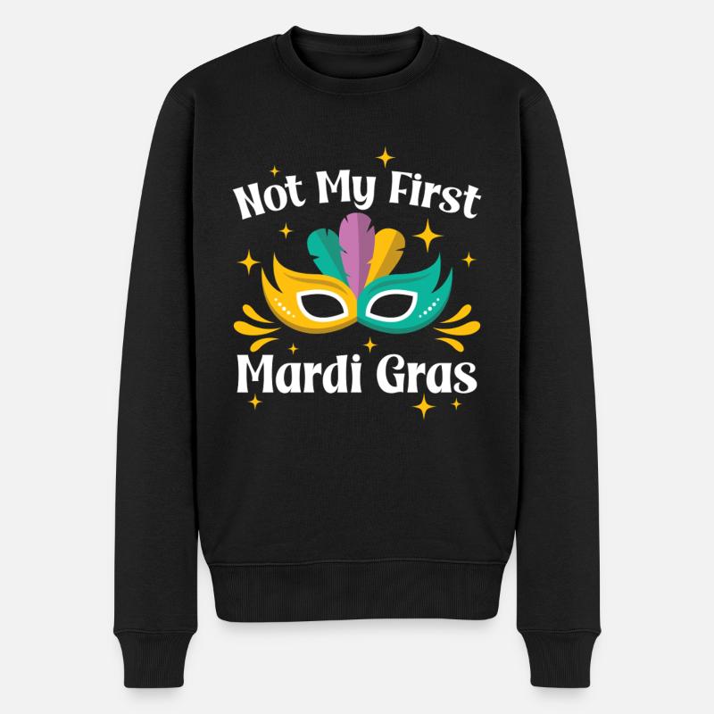 Pas mon premier Mardi Gras - Pull Premium bio Homme - noir