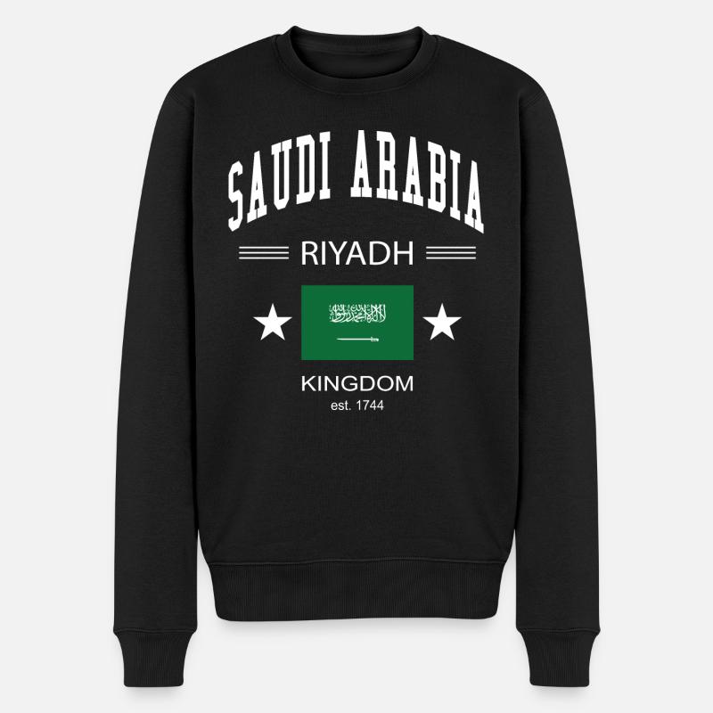 Arabie Saoudite - Pull Premium bio Homme - noir