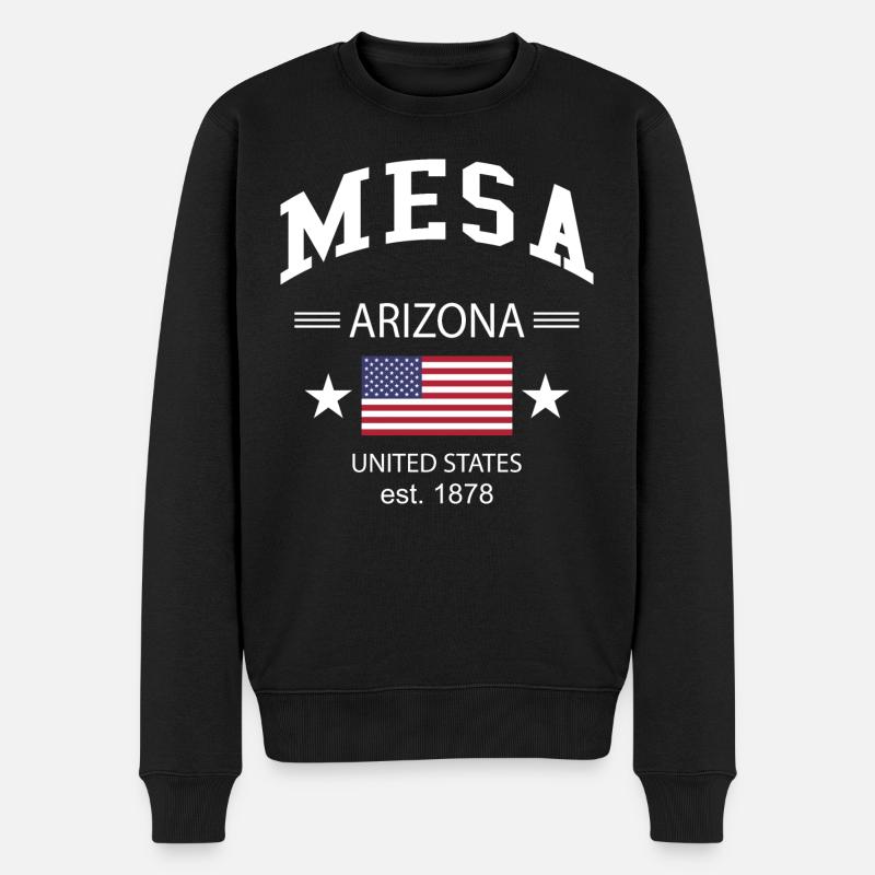 Mesa - Pull Premium bio Homme - noir