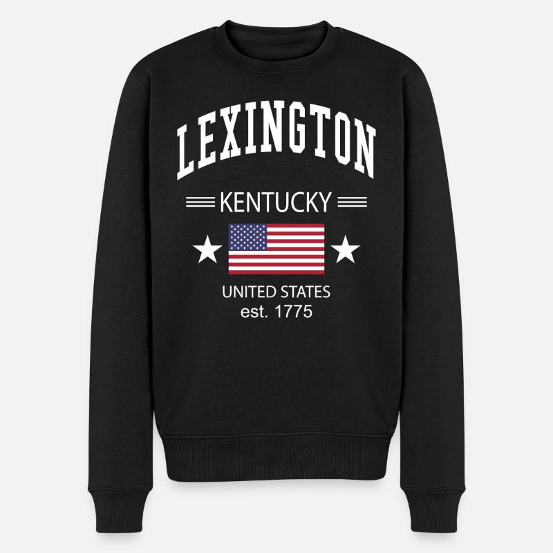 Lexington - Pull Premium bio Homme - noir
