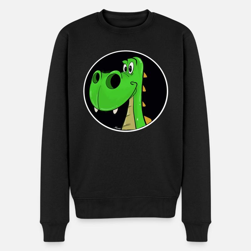 Dinosaure - Pull Premium bio Homme - noir