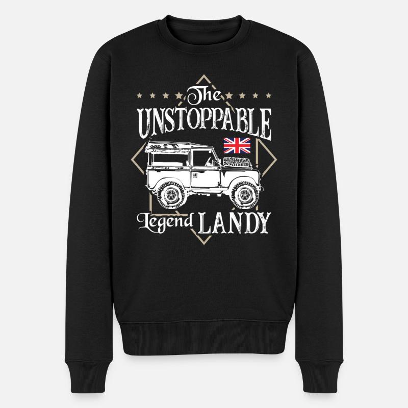 La légende imparable Landy - Pull Premium bio Homme - noir