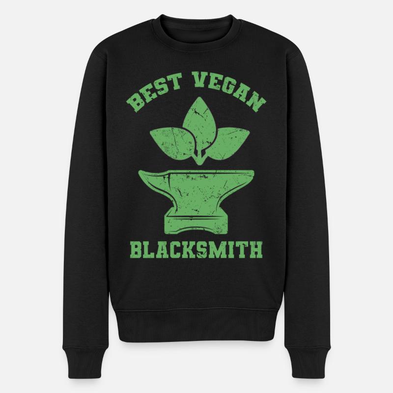 Forgeron - Pull Premium bio Homme - noir