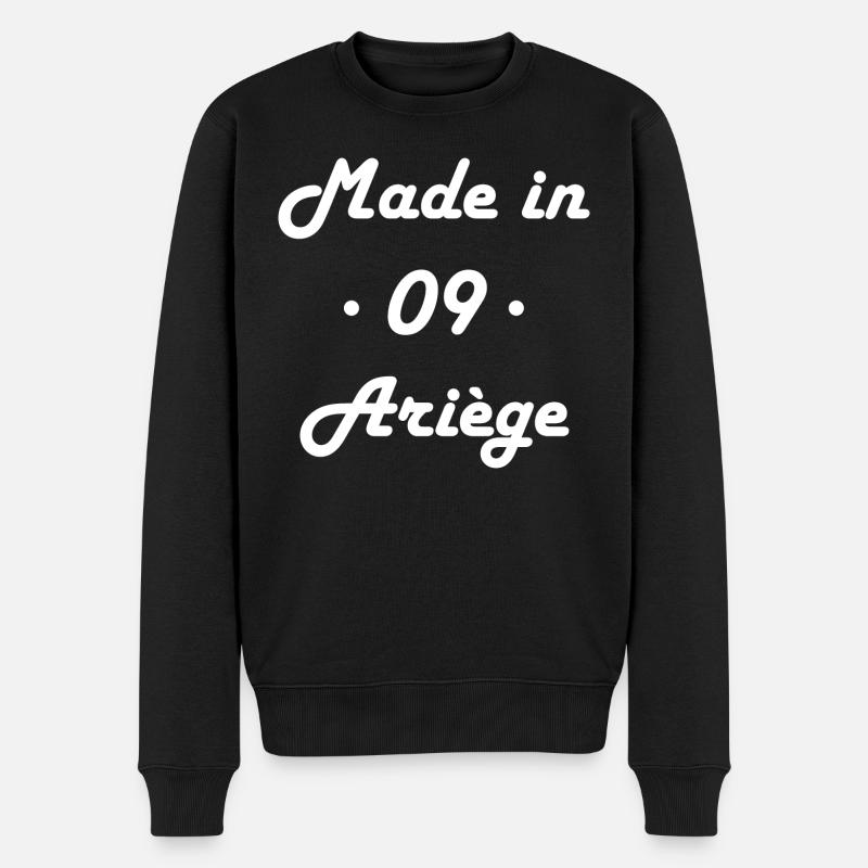Made in ariège - Pull Premium bio Homme - noir