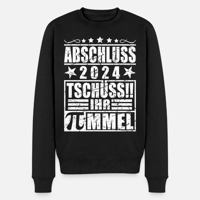Abschluss 2024 - Männer Premium Bio Pullover - Schwarz