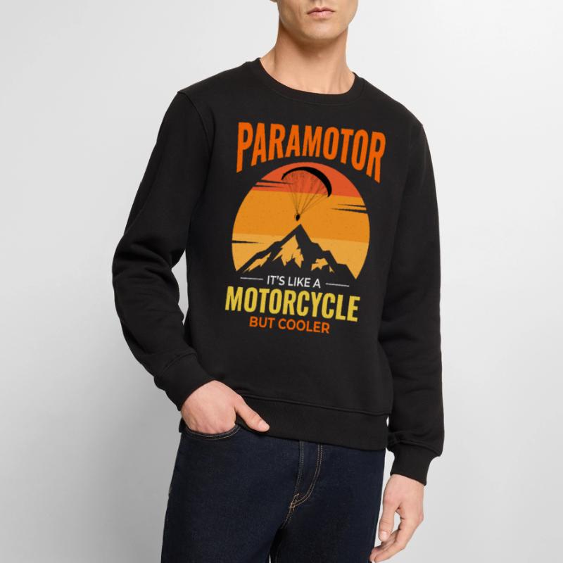 Paramotor Pilot Paramotoring Powered Paraglider Men's Premium Organic Jumper