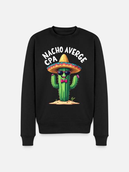 Plus qu’un simple comptable, cactus - Pull Premium bio Homme - noir