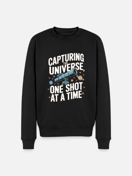Astrophotography Telescope Astronomy - Men's Premium Organic Jumper - black