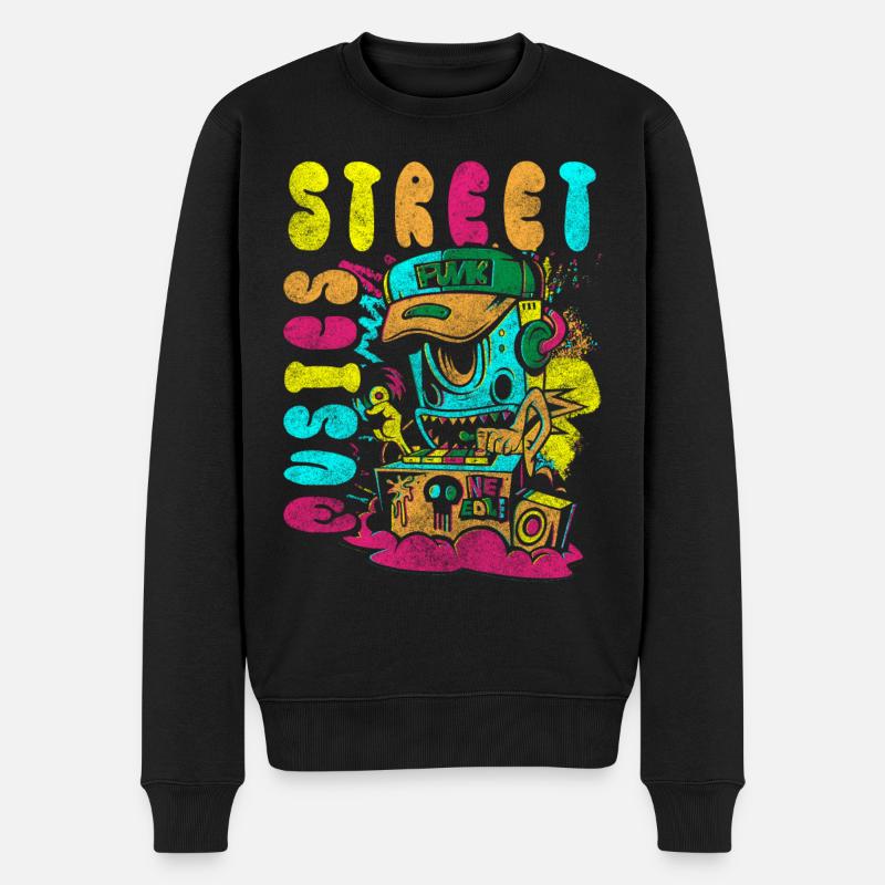Graffiti Urban Sketch Art Design - Pull Premium bio Homme - noir