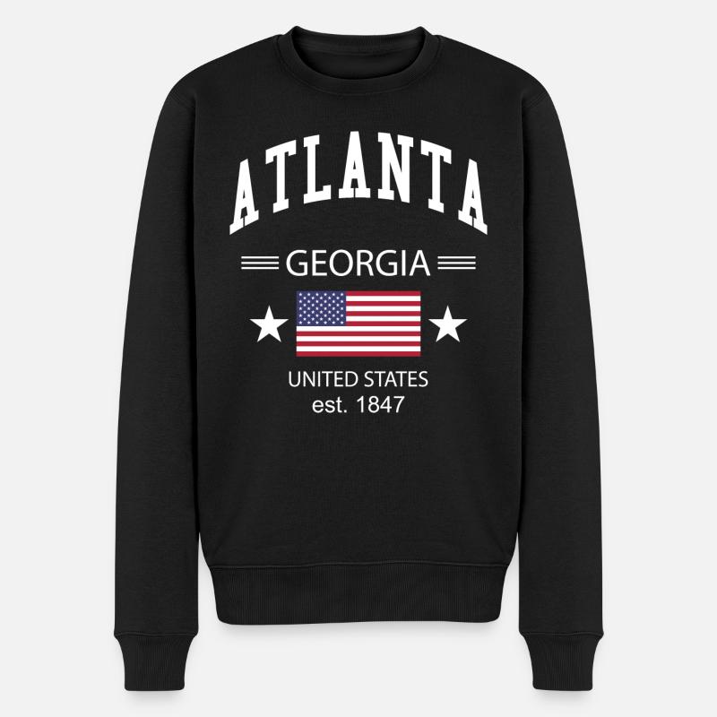 Atlanta - Pull Premium bio Homme - noir
