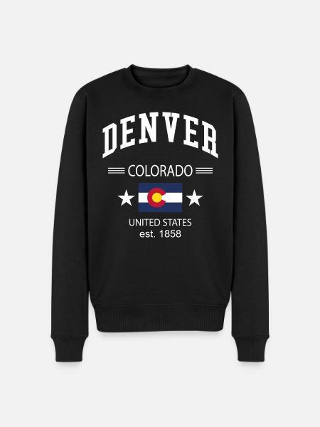 Denver - Men's Premium Organic Jumper - black