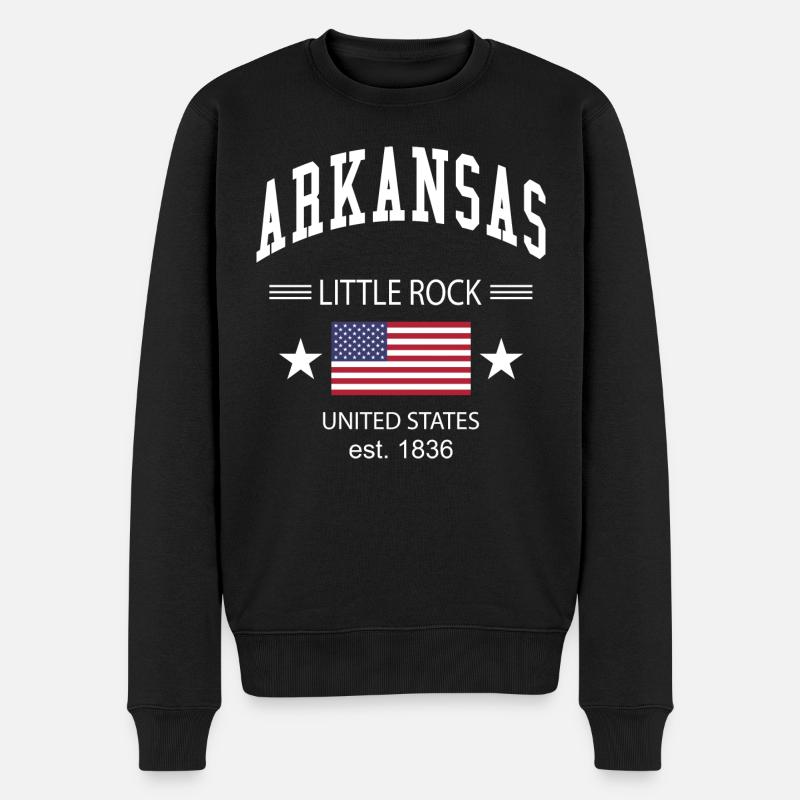Arkansas - Pull Premium bio Homme - noir
