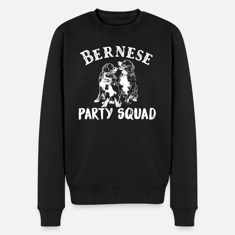 Berner Sennenhund - Männer Premium Bio Pullover - Schwarz