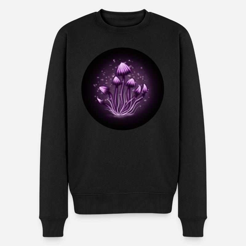 Champignons magiques - Pull Premium bio Homme - noir