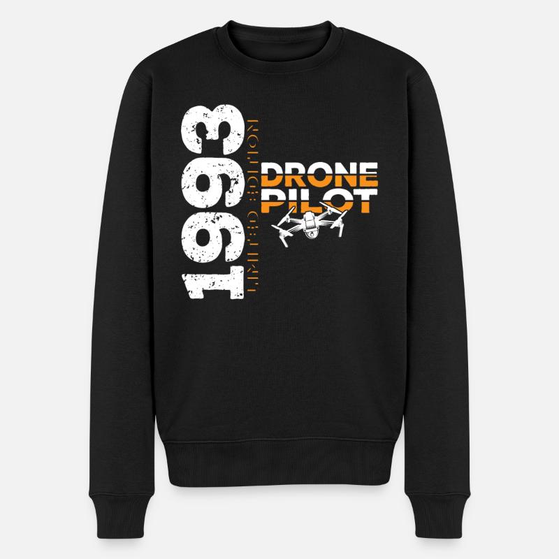 1993 Drone Drones Drone Pilot Limited - Pull Premium bio Homme - noir