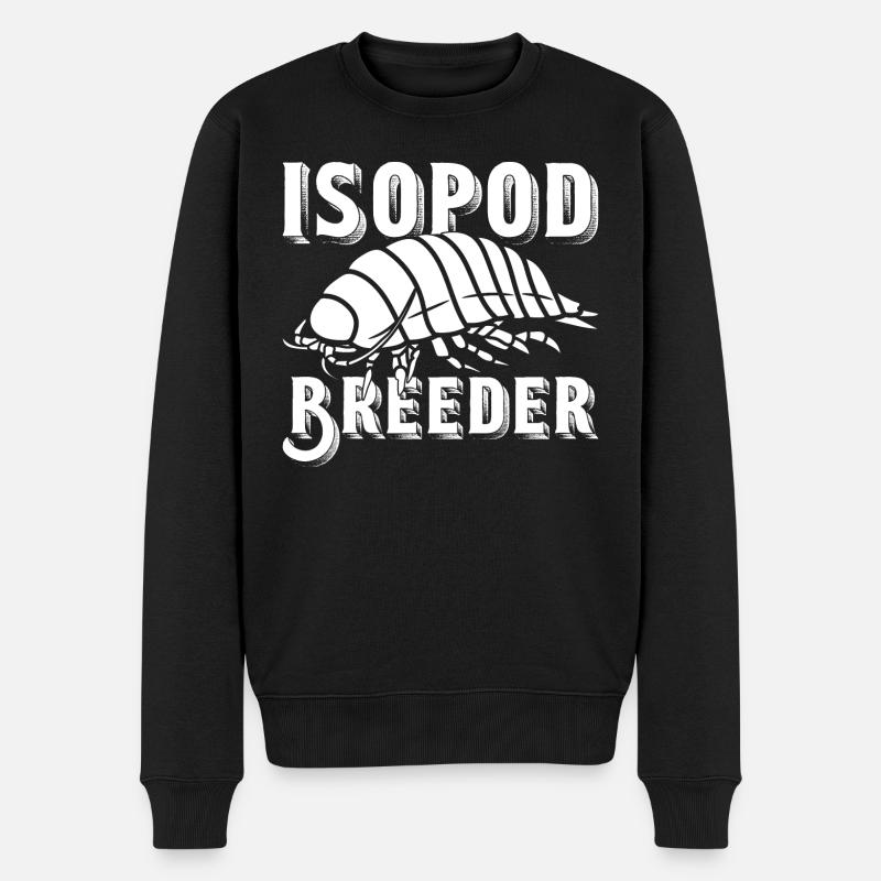 Isopod Breeding Hobby Enthusiast - Männer Premium Bio Pullover - Schwarz
