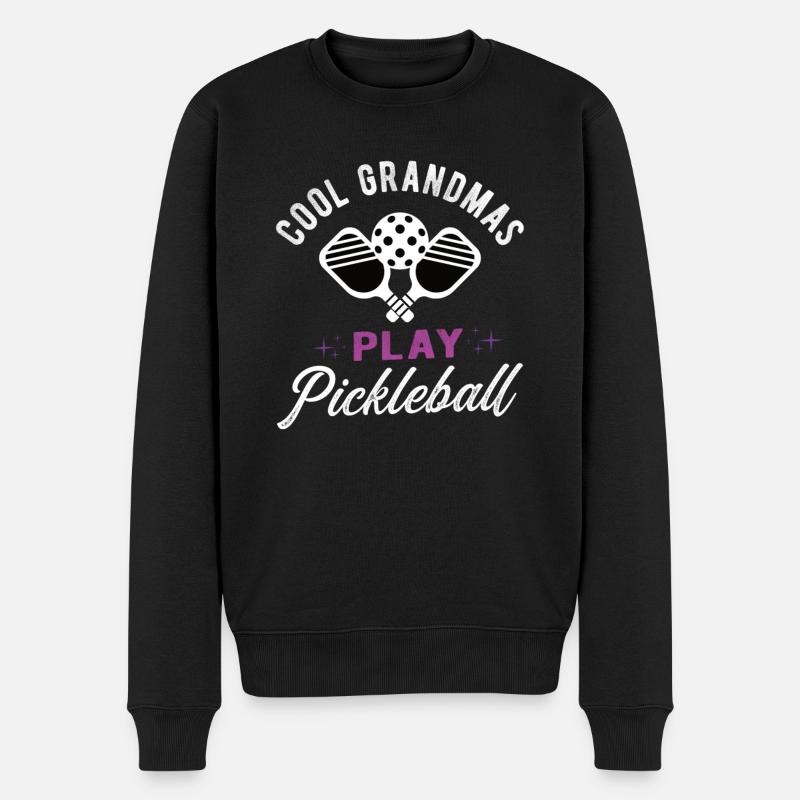 Pickle Ball Pickleball - Pull Premium bio Homme - noir